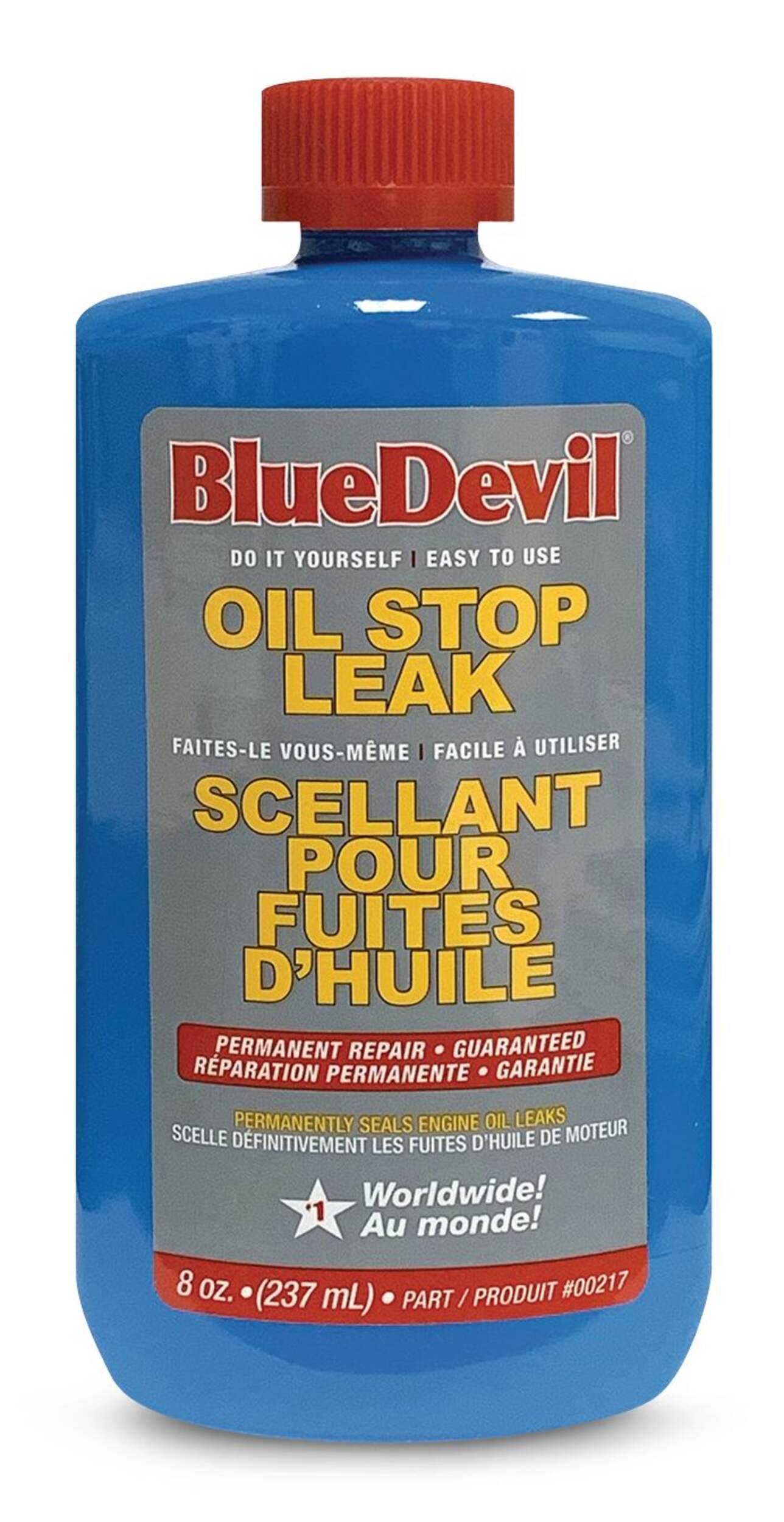 Scellant pour fuites d'huile BlueDevil, 237 mL Front_Flat