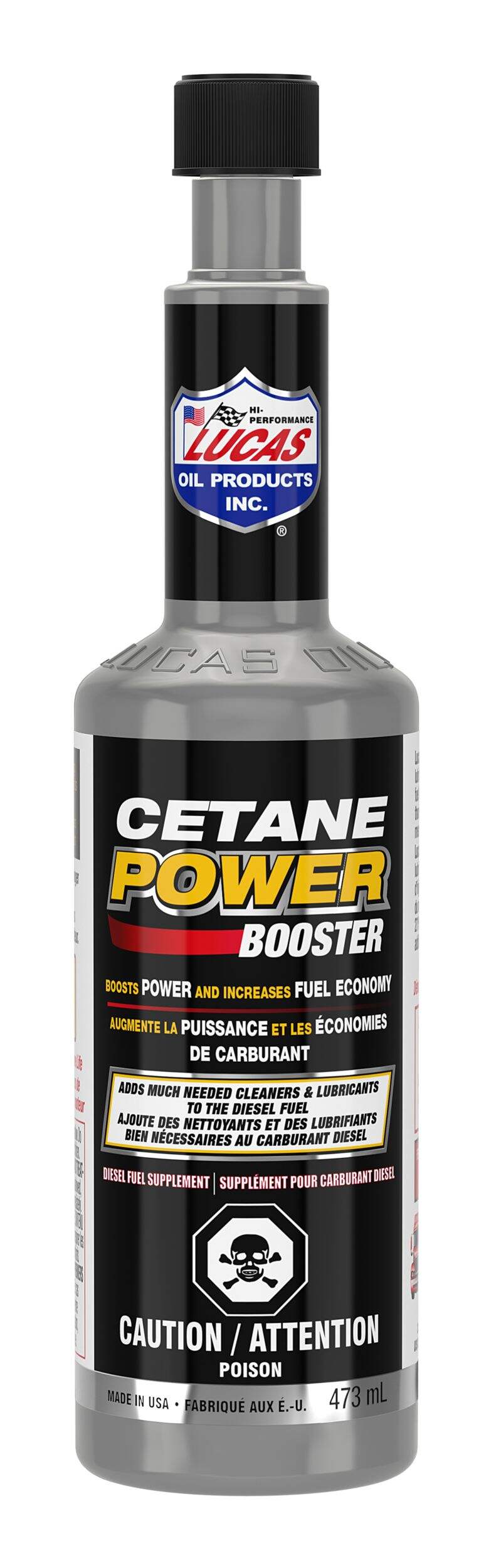 Lucas Oil Cetane Power Booster Diesel Fuel Supplement, 473-mL Front_Flat