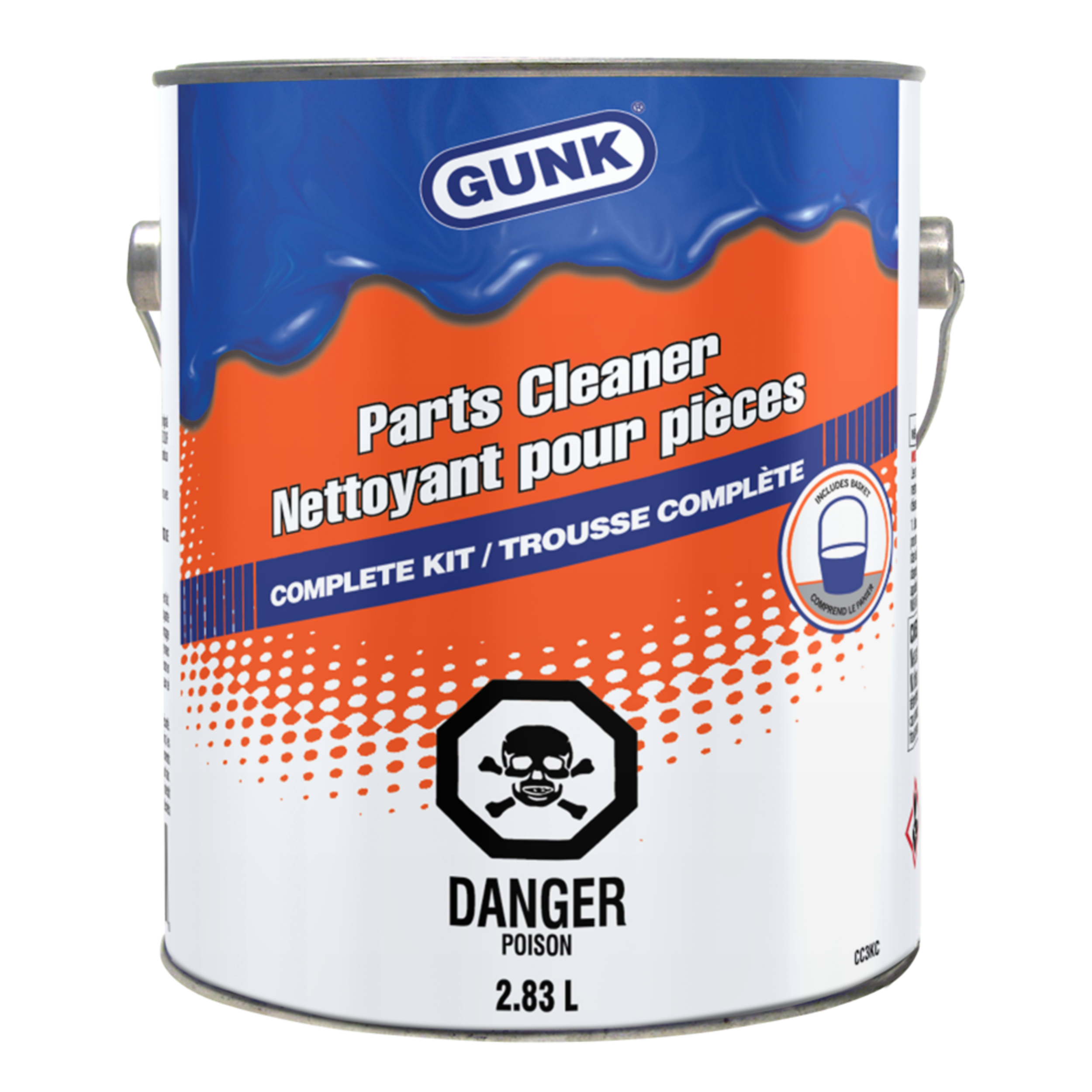 Gunk Parts Cleaner Kit, 2.83-L Front_Flat