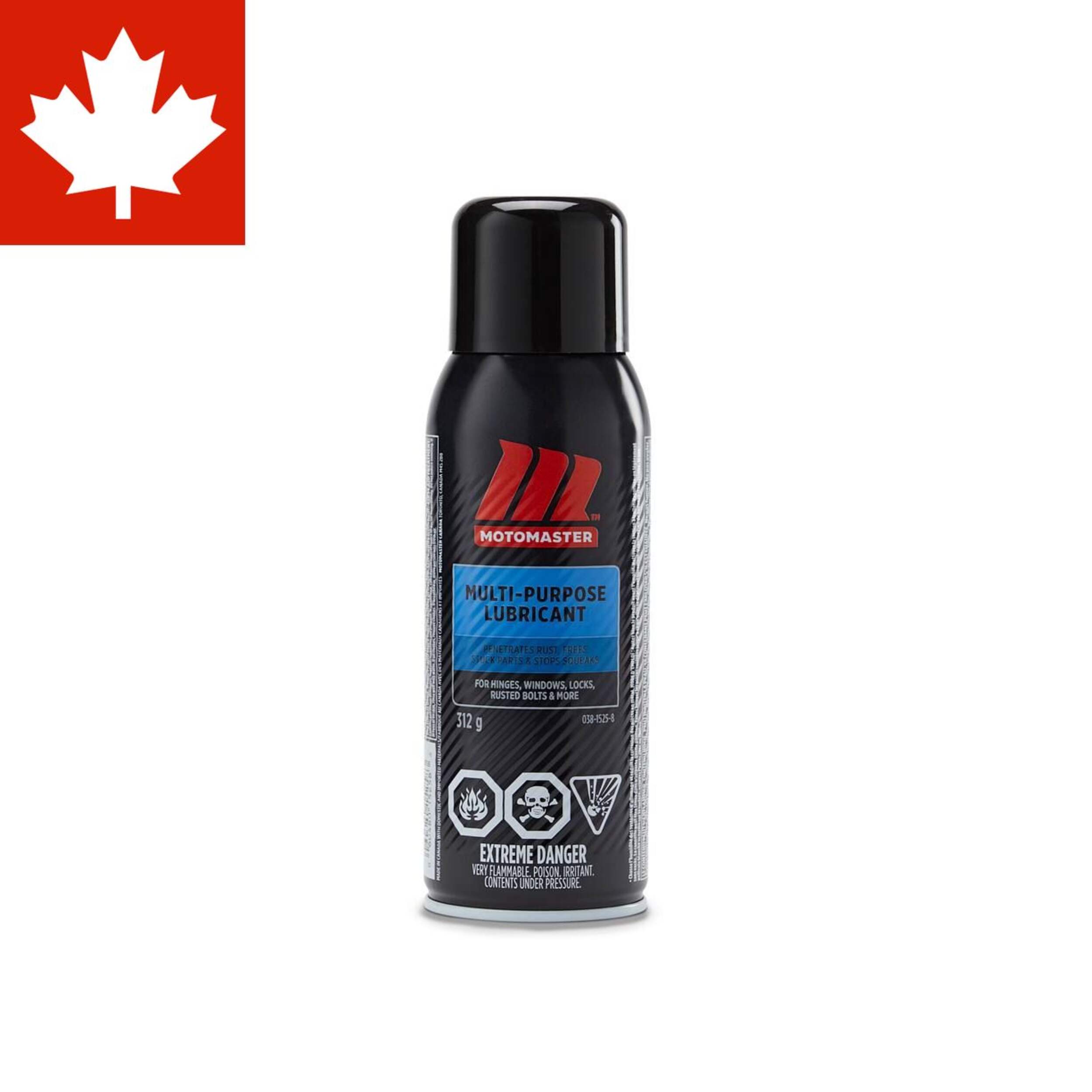 MotoMaster Multi-Purpose Lubricant, 312-g Front_Flat