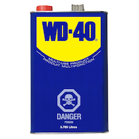 WD-40 01110 Multi-Purpose Liquid Lubricant, 3.78-L Front_Flat