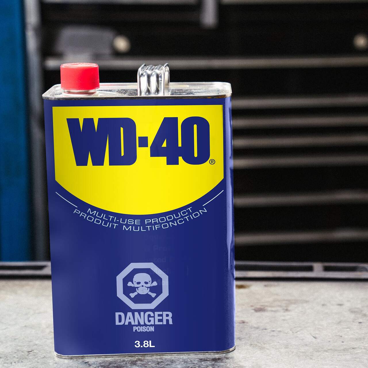 WD-40 01110 Multi-Purpose Liquid Lubricant, 3.78-L