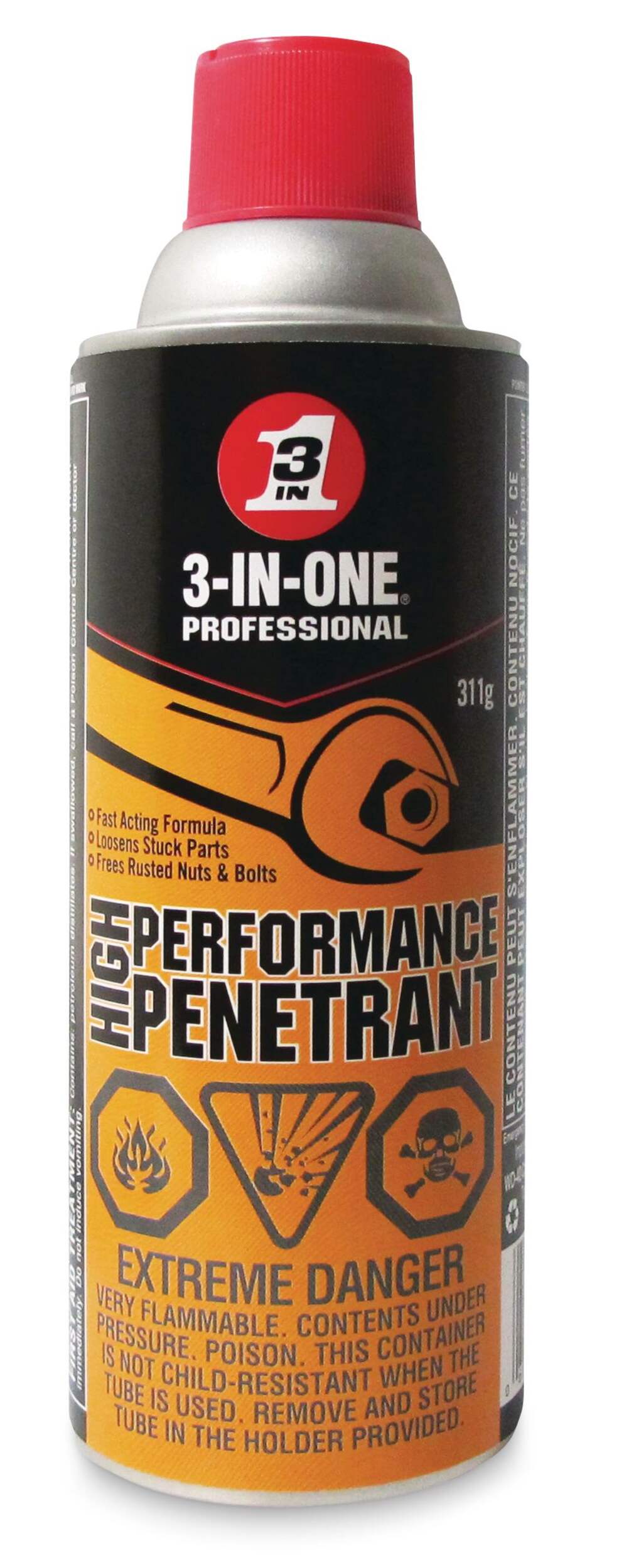 3-in-One Professional High-Performance Penetrant Spray, 311-g Front_Flat