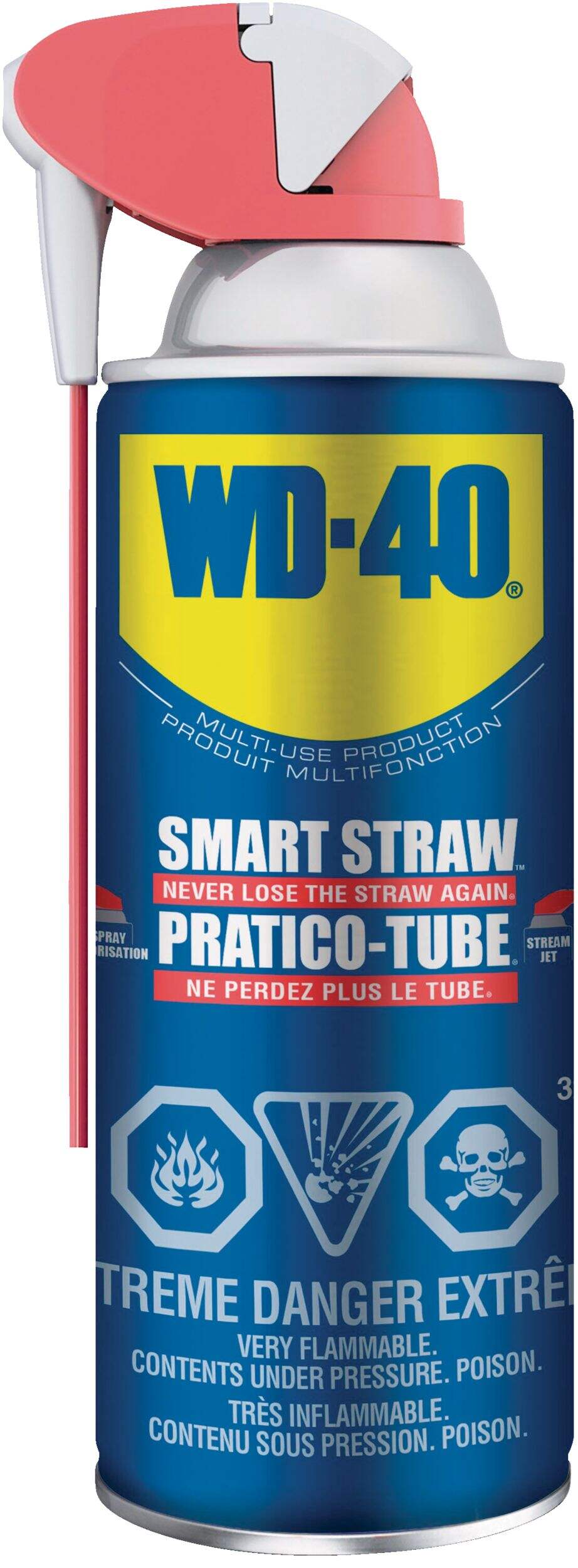 Lubrifiant tout usage WD-40 Smart Straw, 325 g Front_Flat
