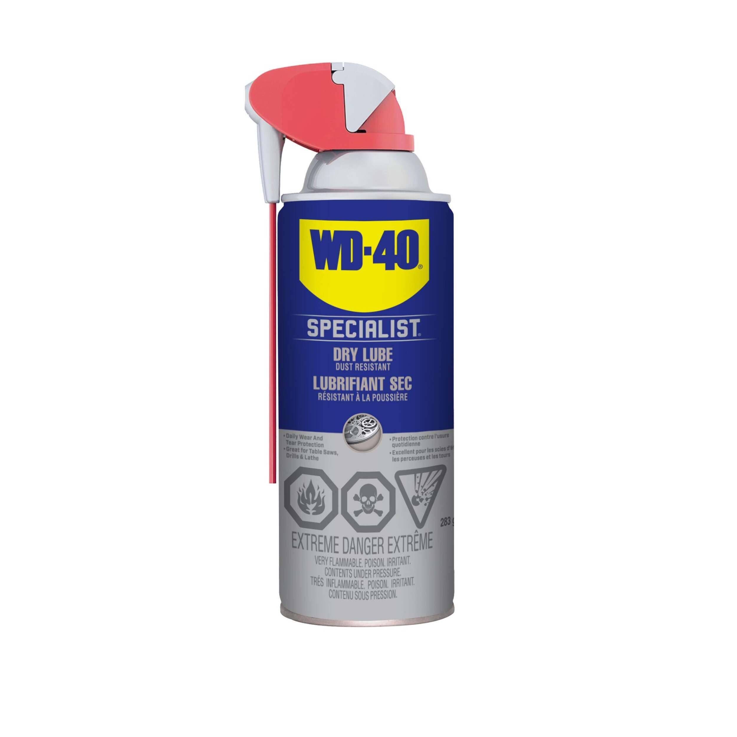 WD-40 Specialist Dry Lube Smart Straw, 283-g Front_Flat