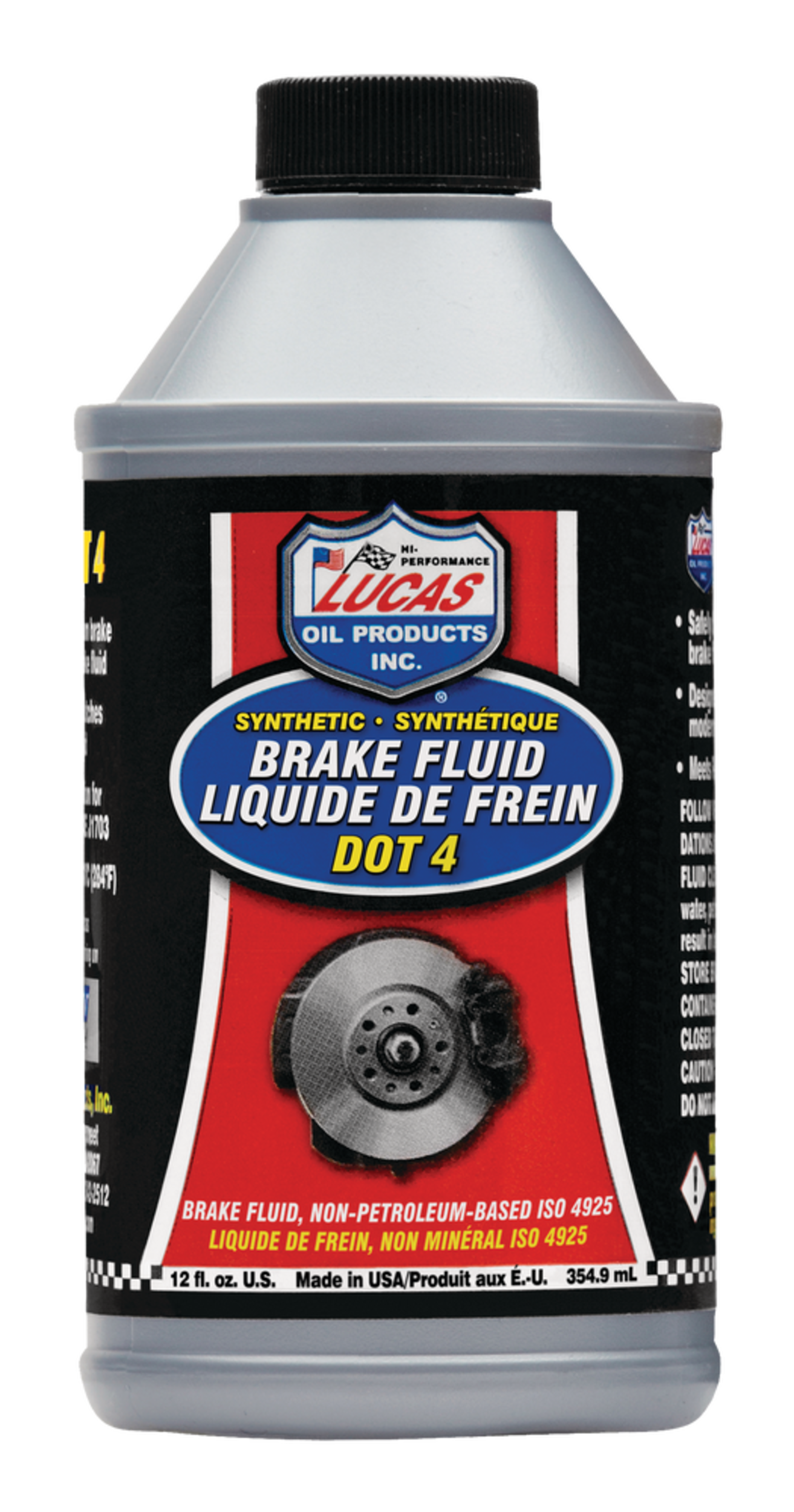 Lucas Oil DOT 4 Synthetic Brake Fluid, 354-mL Front_Flat