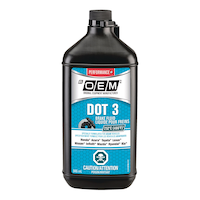 Liquide de freins OEM DOT 3, véhicules asiatiques, 946 ml Front_Flat