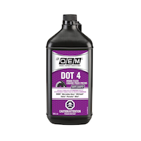 Liquide de freins OEM DOT 4, véhicules nord-américains, 946 mL Front_Flat