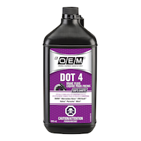 Liquide de freins OEM DOT 4, véhicules européens, 946 mL Front_Flat