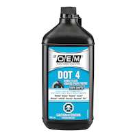 Liquide de freins OEM DOT 4, véhicules asiatiques, 946 mL Front_Flat