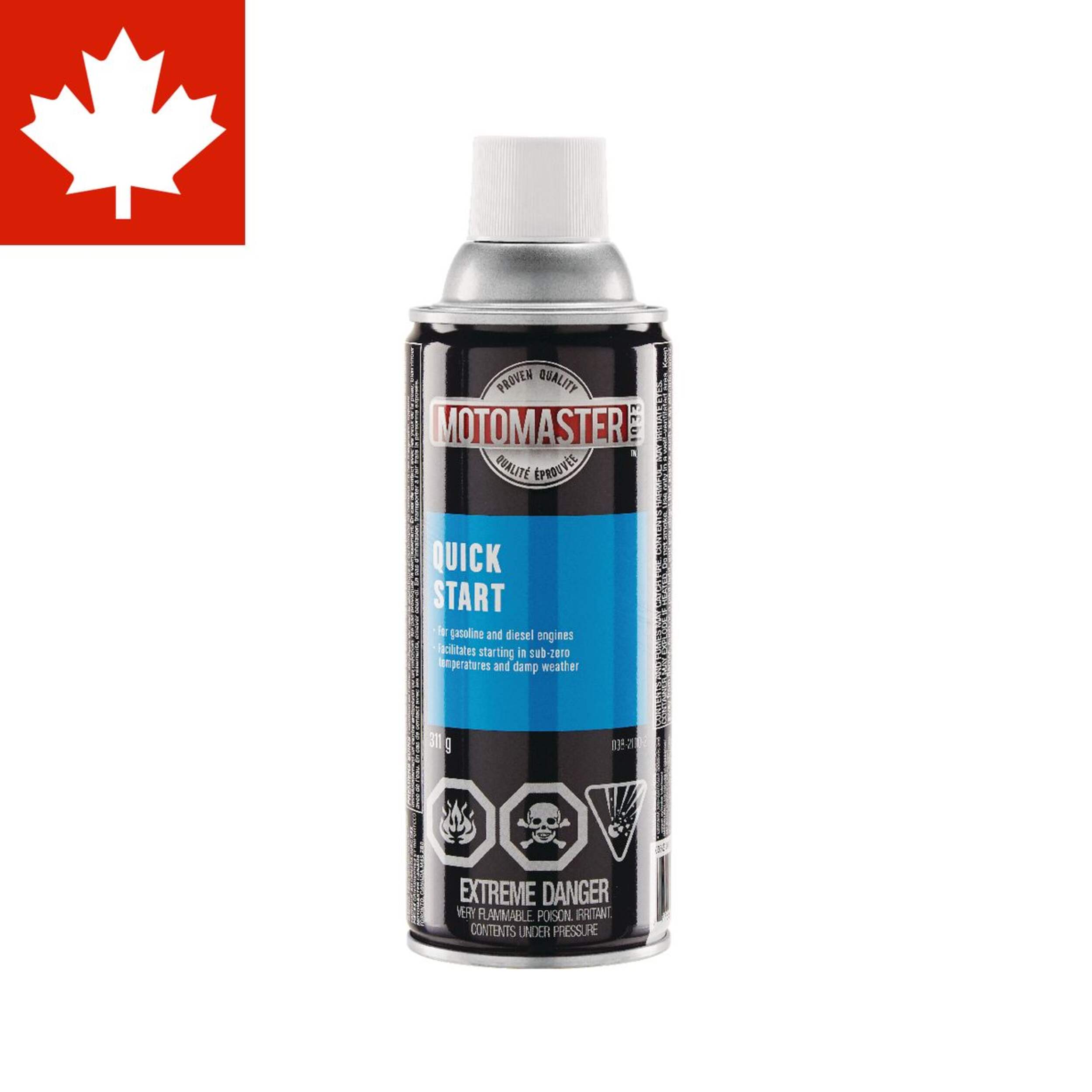 MotoMaster Quick Start, Ether Spray, 311-g Front_Flat