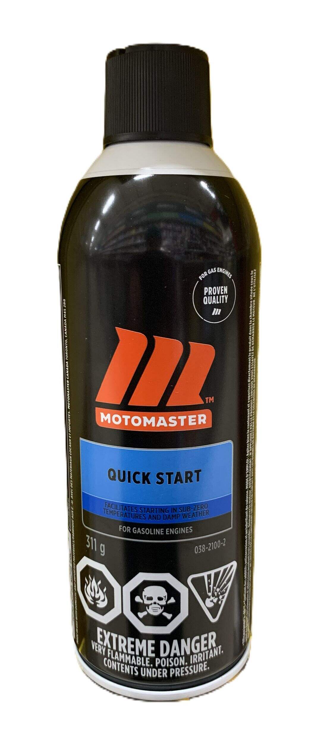 MotoMaster Quick Start, Ether Spray, 311-g Front_Flat