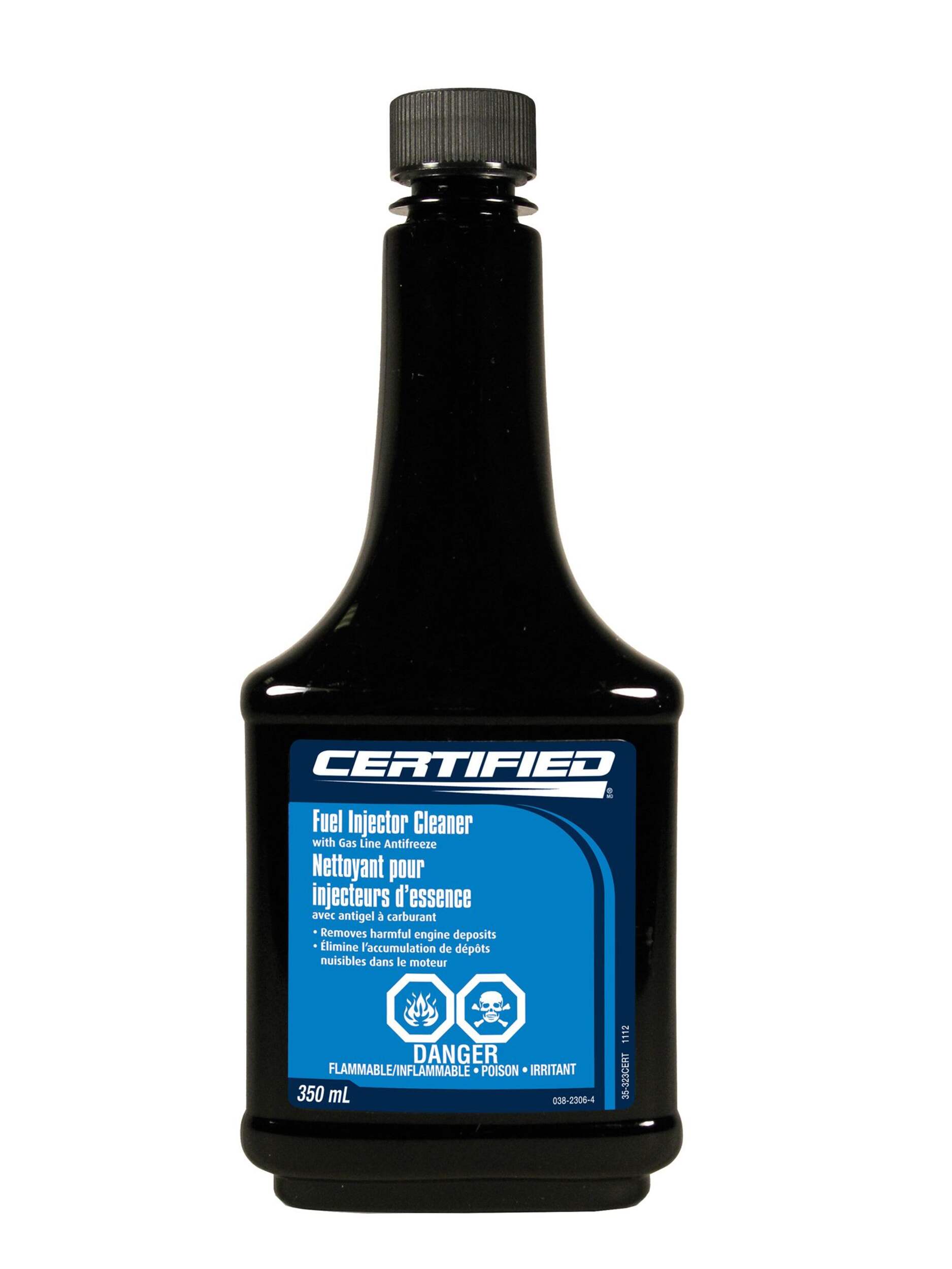 Certified Fuel Injector Cleaner with GasLine AntiFreeze, 350mL