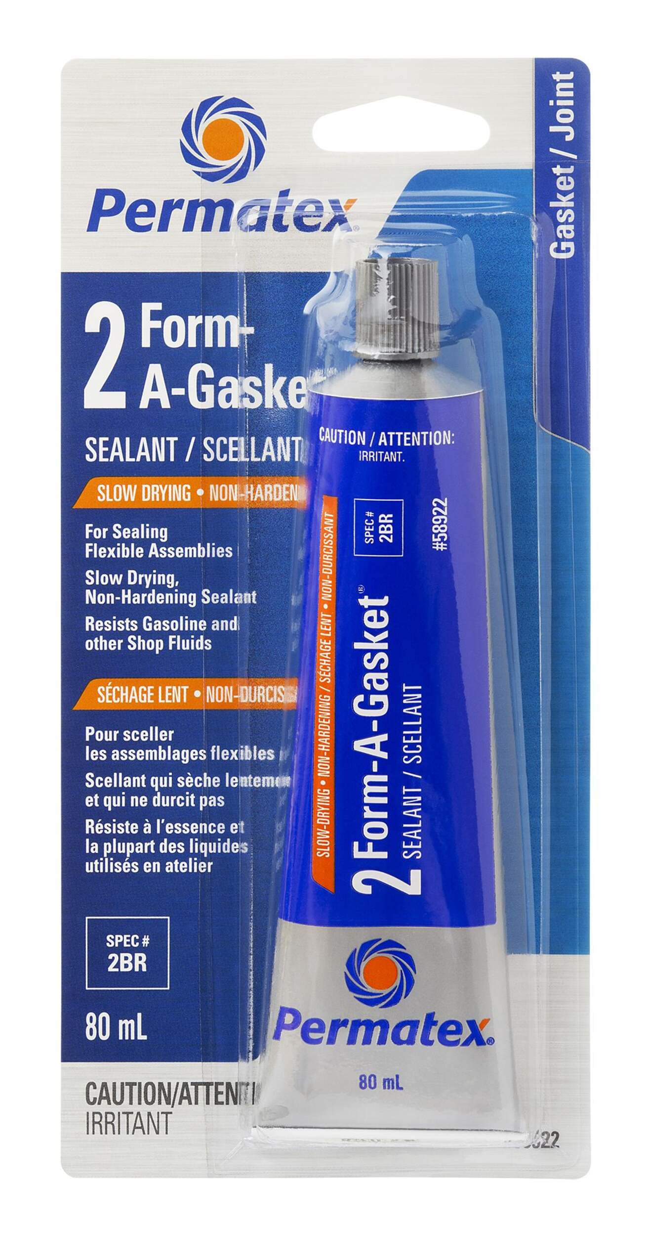 Permatex® Form-A-Gasket® Sealant 2BR, 80-mL Front_Flat
