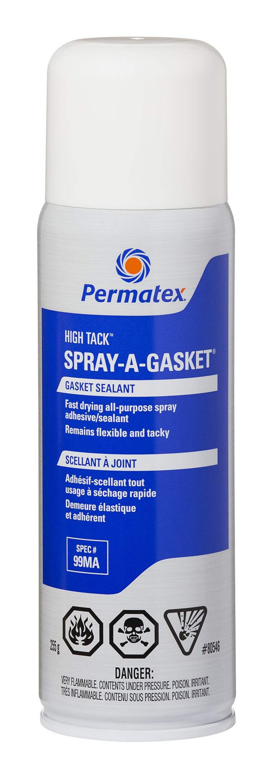 Permatex® High Tack™ Spray-A-Gasket® Sealant 99MA, Aerosol, 255-g Front_Flat