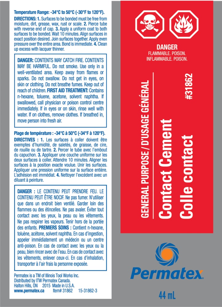 Permatex® Contact Cement, 44mL Canadian Tire
