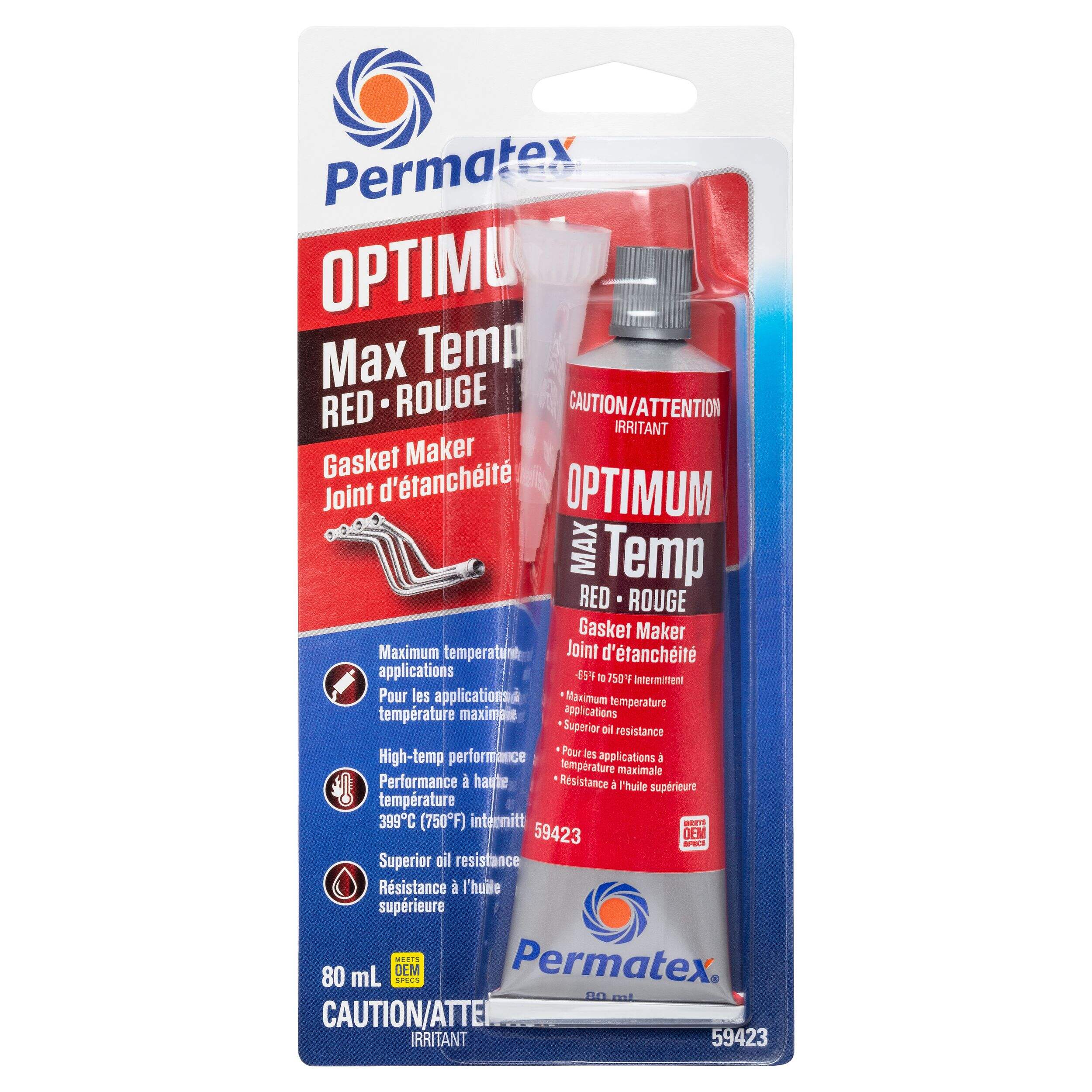 Permatex Optimum Red Gasket Maker Front_Flat