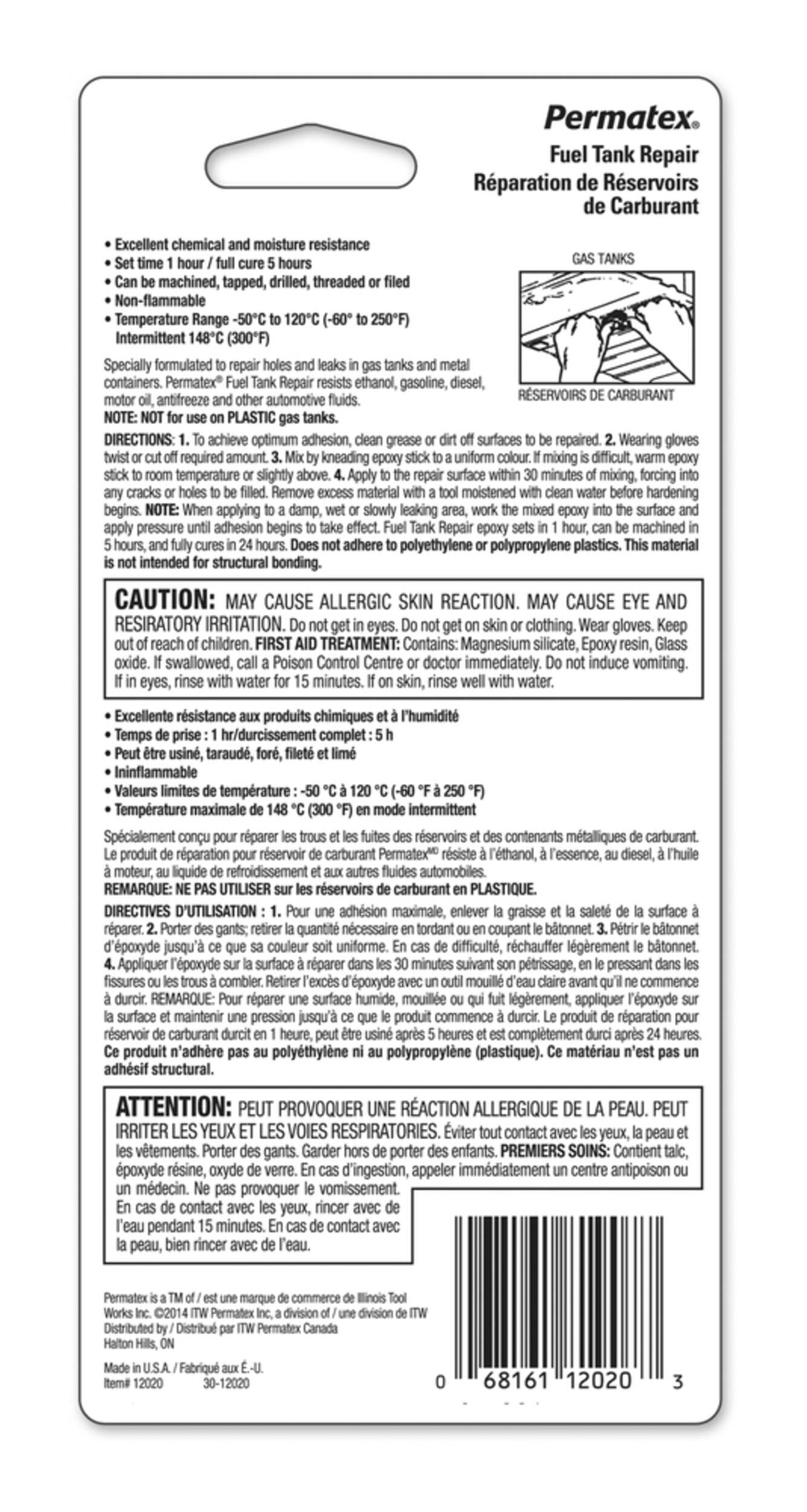 Permatex® Automotive Gas Tank Repair Kit, 28g Canadian Tire