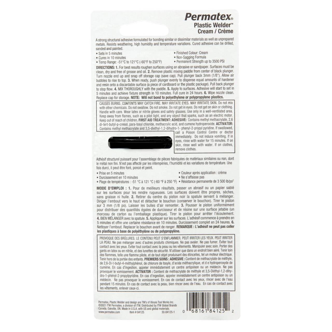 Permatex® 500° High Heat Epoxy, 25 ML – Permatex