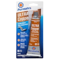 Permatex® 59703 Ultra Copper High Temperature Gasket Maker 101BR, 80-mL Front_Flat