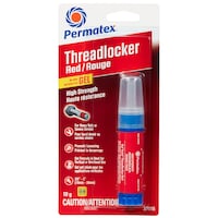 Permatex® High-Strength 271 Threadlocker, Red Gel, 10g Front_Flat
