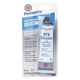 Permatex® RTV Silicone Adhesive/Sealant, Clear, 300-mL Front_Flat