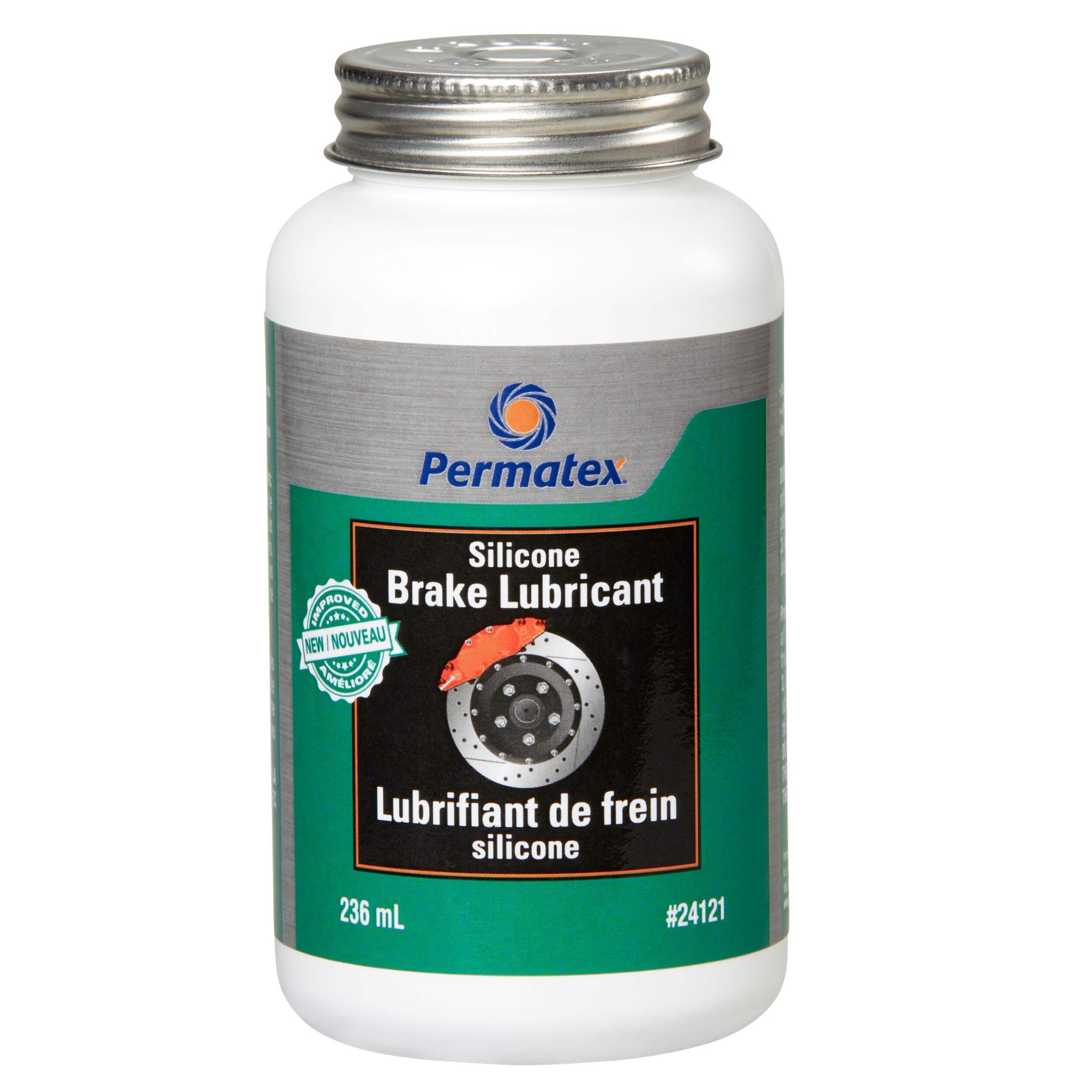 Permatex® 24121 Silicone Brake Lubricant, Green, 236-mL Front_Elevated