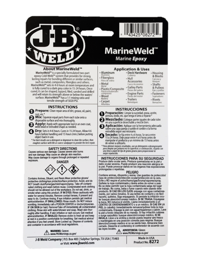 JB Weld Marine Weld Marine Epoxy, 56g Canadian Tire