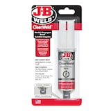 J-B Weld ClearWeld Quick-Setting Epoxy, Syringe, 25-mL Front_Flat