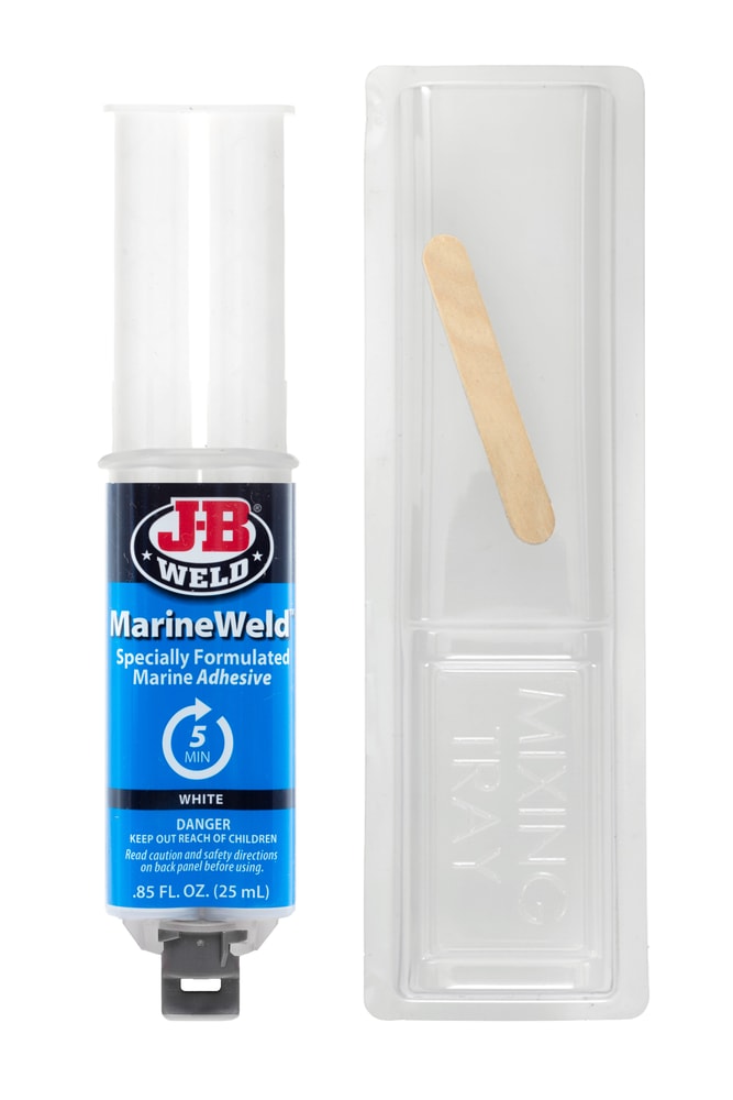 JB Weld Marine Weld Marine Epoxy Syringe, White, 25mL Canadian Tire