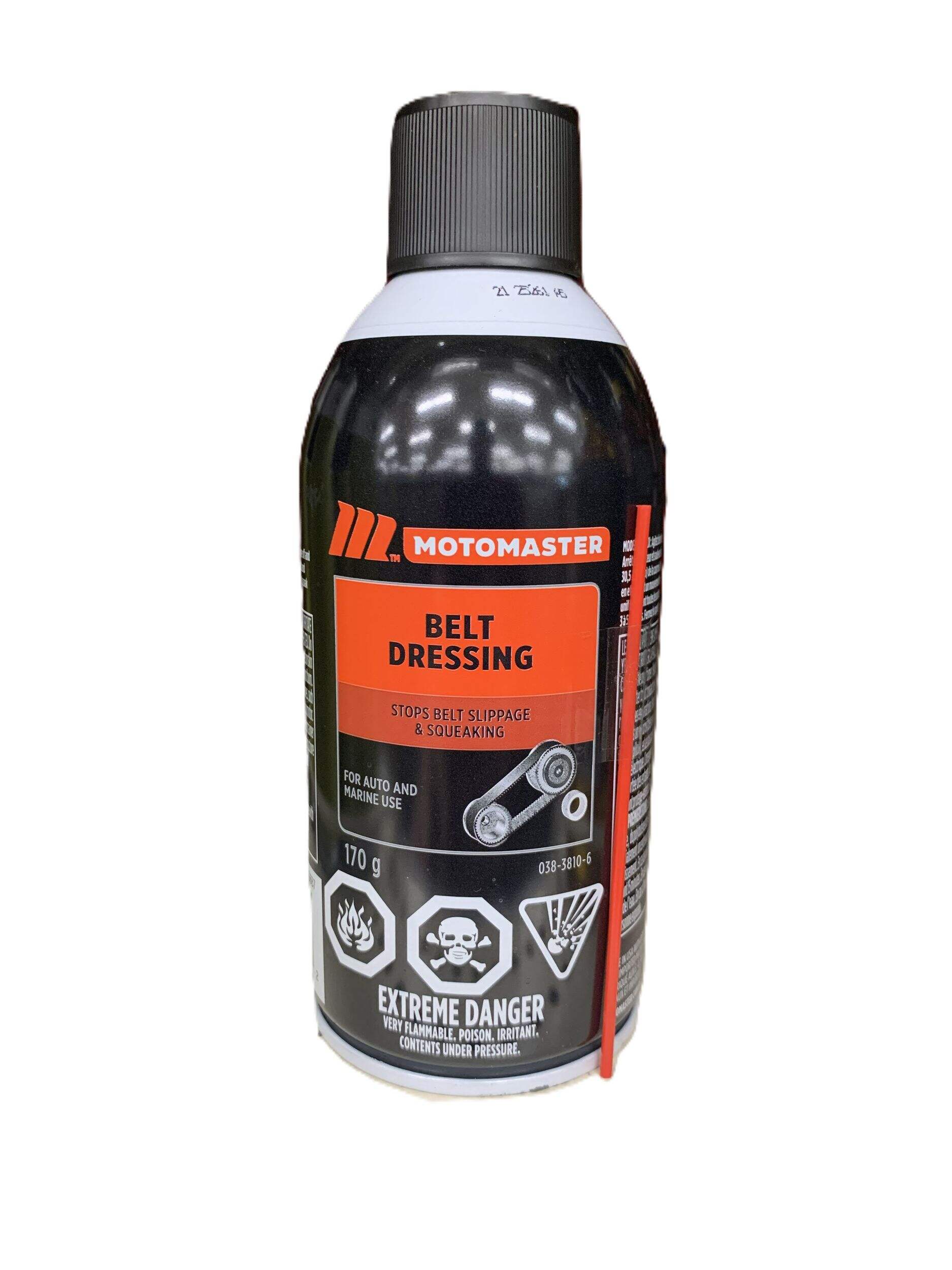 MotoMaster Belt-Dressing, 170-g Front_Flat