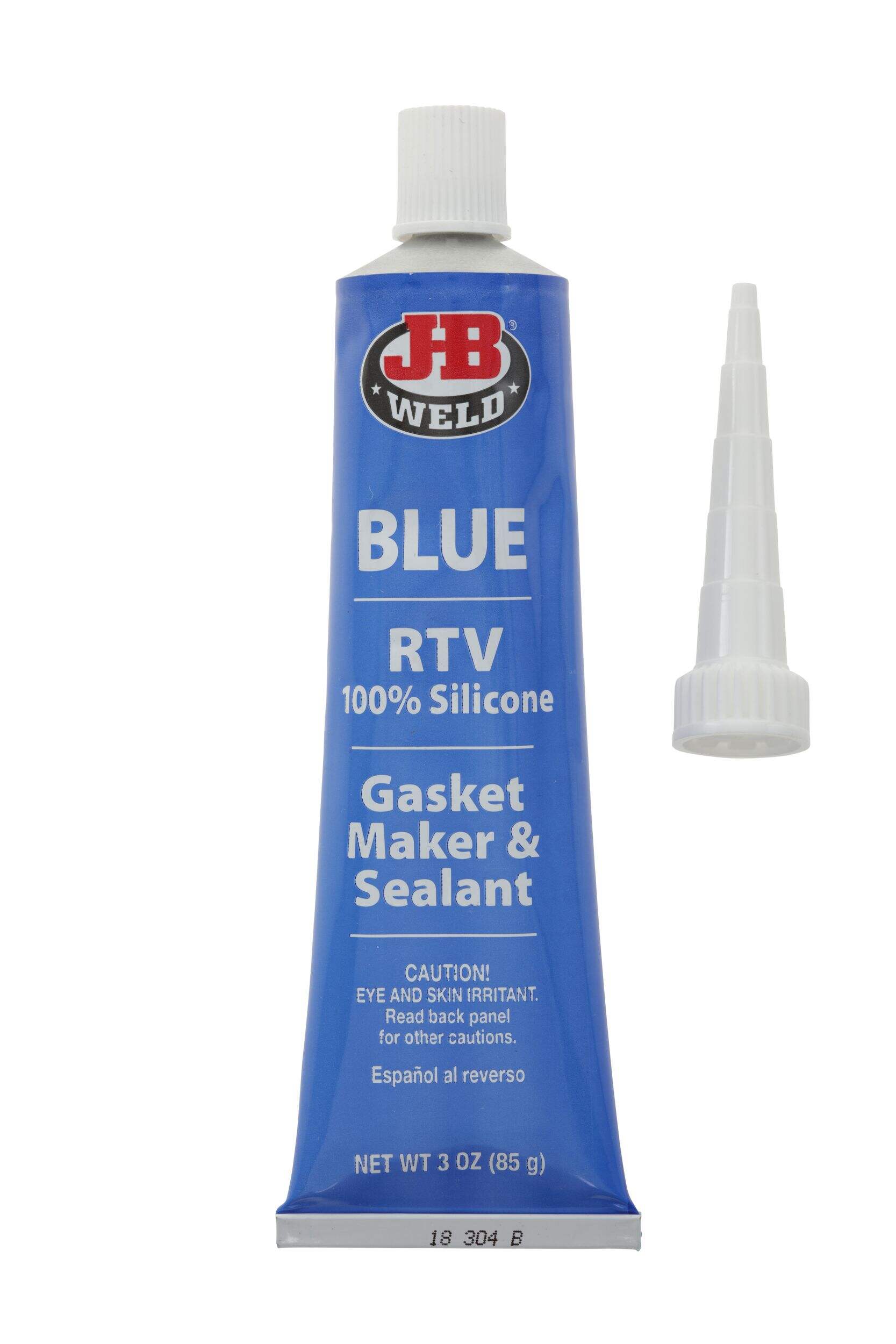 Enduit et scellant bleu de joint d’étanchéité en silicone J-B Weld 31316, 3 oz Front_Flat
