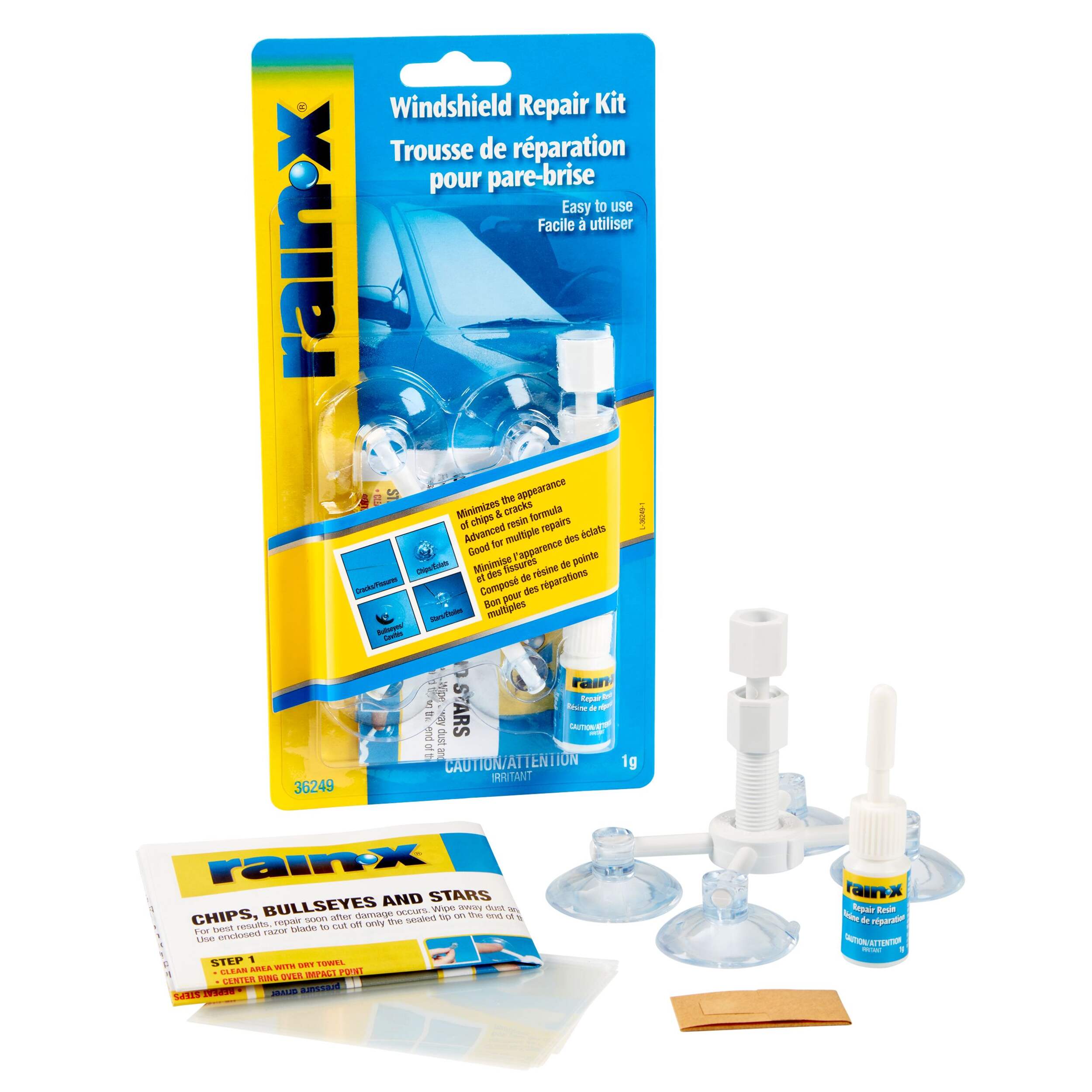 Trousse de réparation de pare-brise Rain-X Composite_or_Mixed