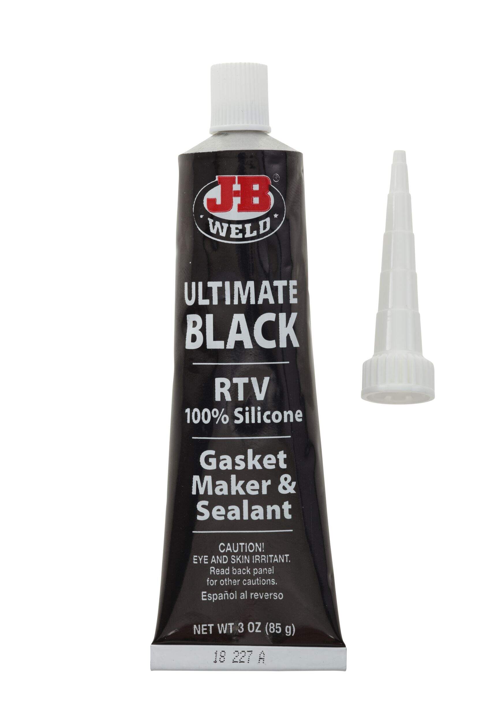 J-B Weld 32329 Ultimate Black Gasket Maker & Sealant, 3-oz Front_Flat