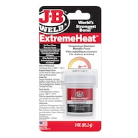 Pâte de réparation métallique JB Weld Extreme Heat, 85 g Front_Flat
