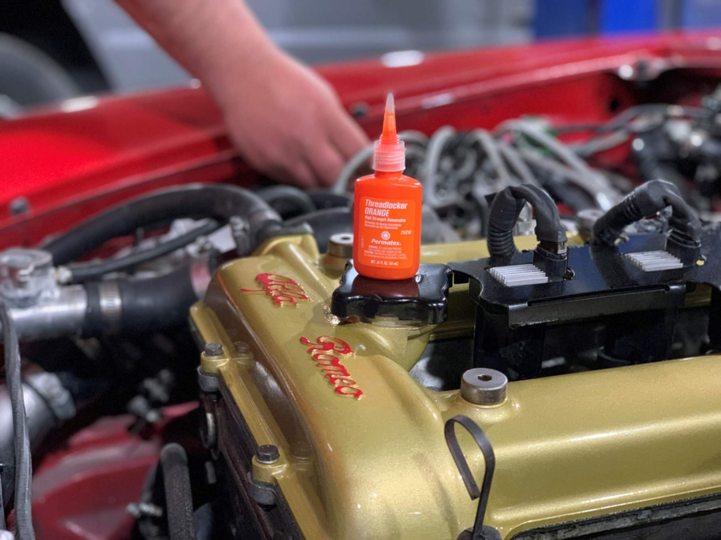 Permatex® Hybrid Strength Removable Threadlocker, Orange, 10mL