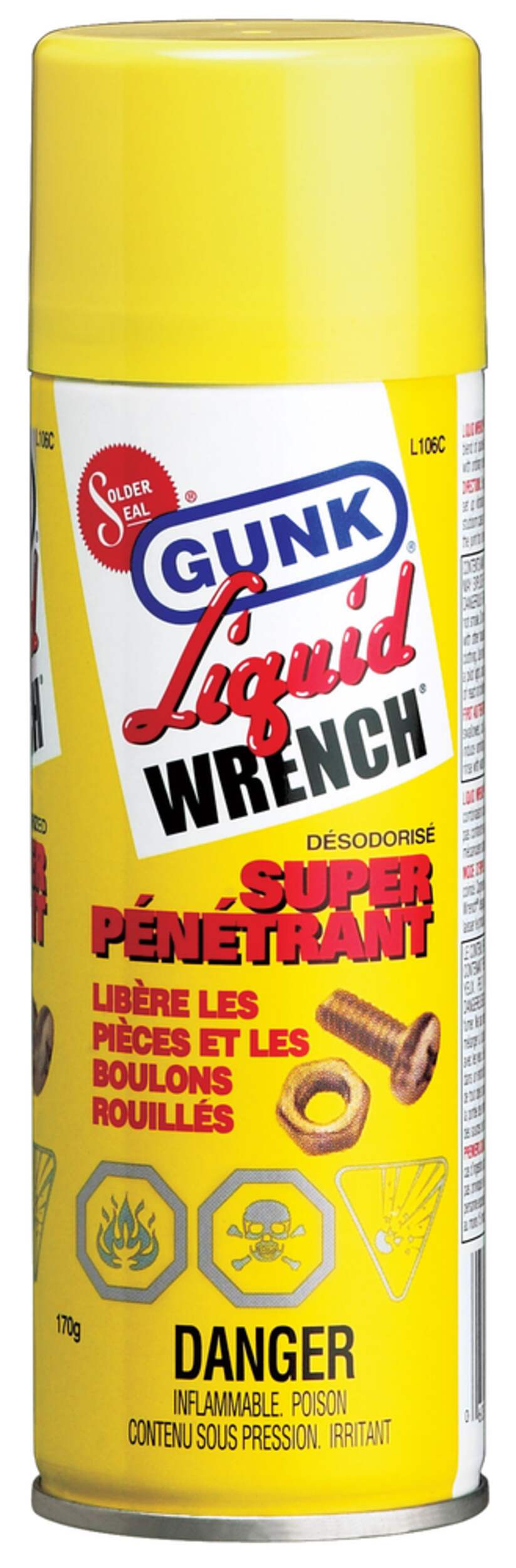 Lubrifiant pénétrant Gunk Liquid Wrench, 170 g Front_Flat