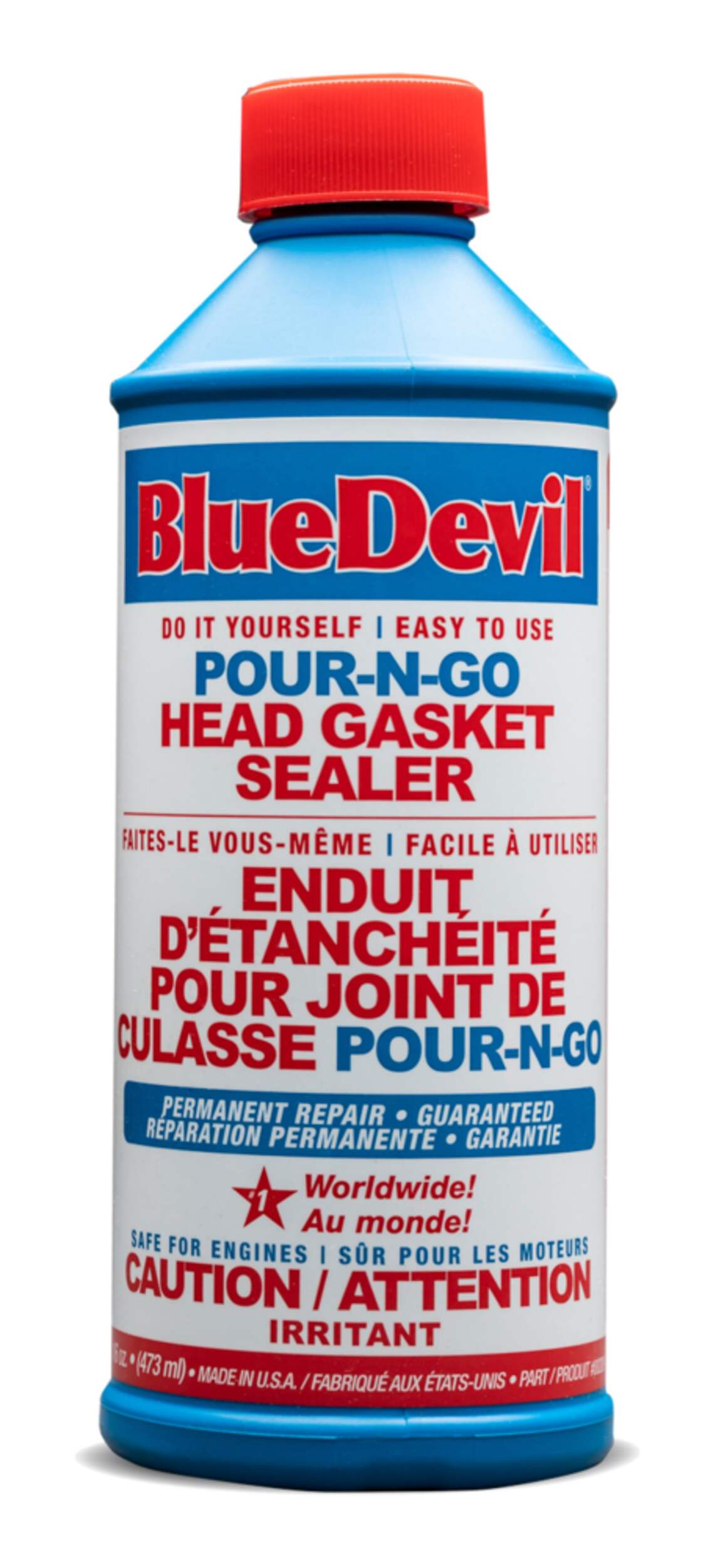 BlueDevil 00209 Pour-N-Go Head Gasket Sealer, 473-mL Front_Flat