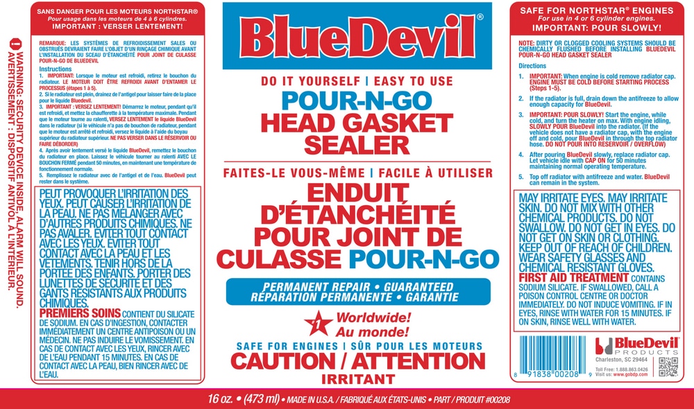 BlueDevil 00209 PourNGo Head Gasket Sealer, 473mL Canadian Tire