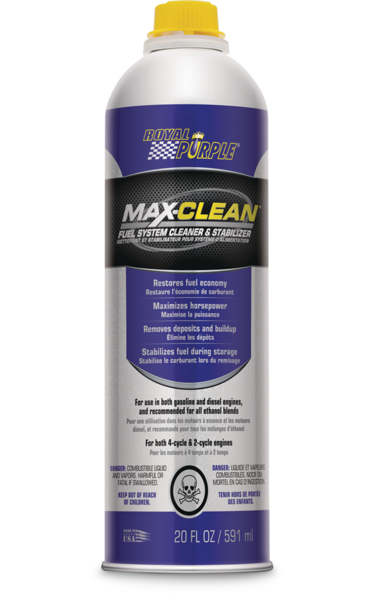 Royal Purple MaxClean Fuel System Cleaner & Stabilizer, 591mL