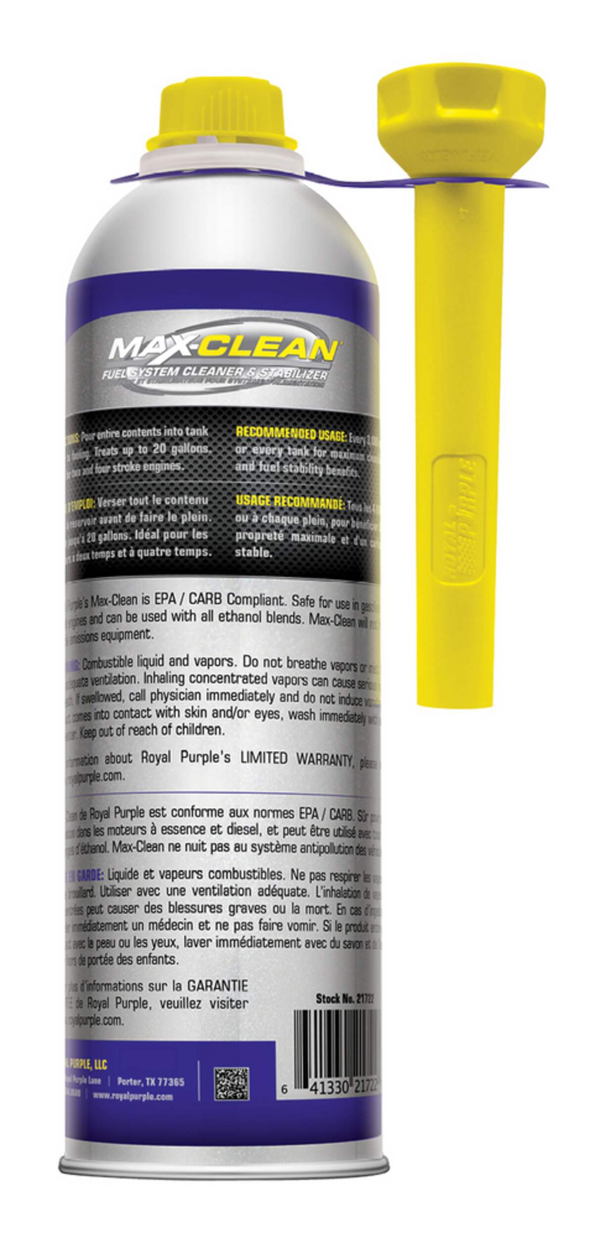 Royal Purple MaxClean Fuel System Cleaner & Stabilizer, 591mL Canadian Tire