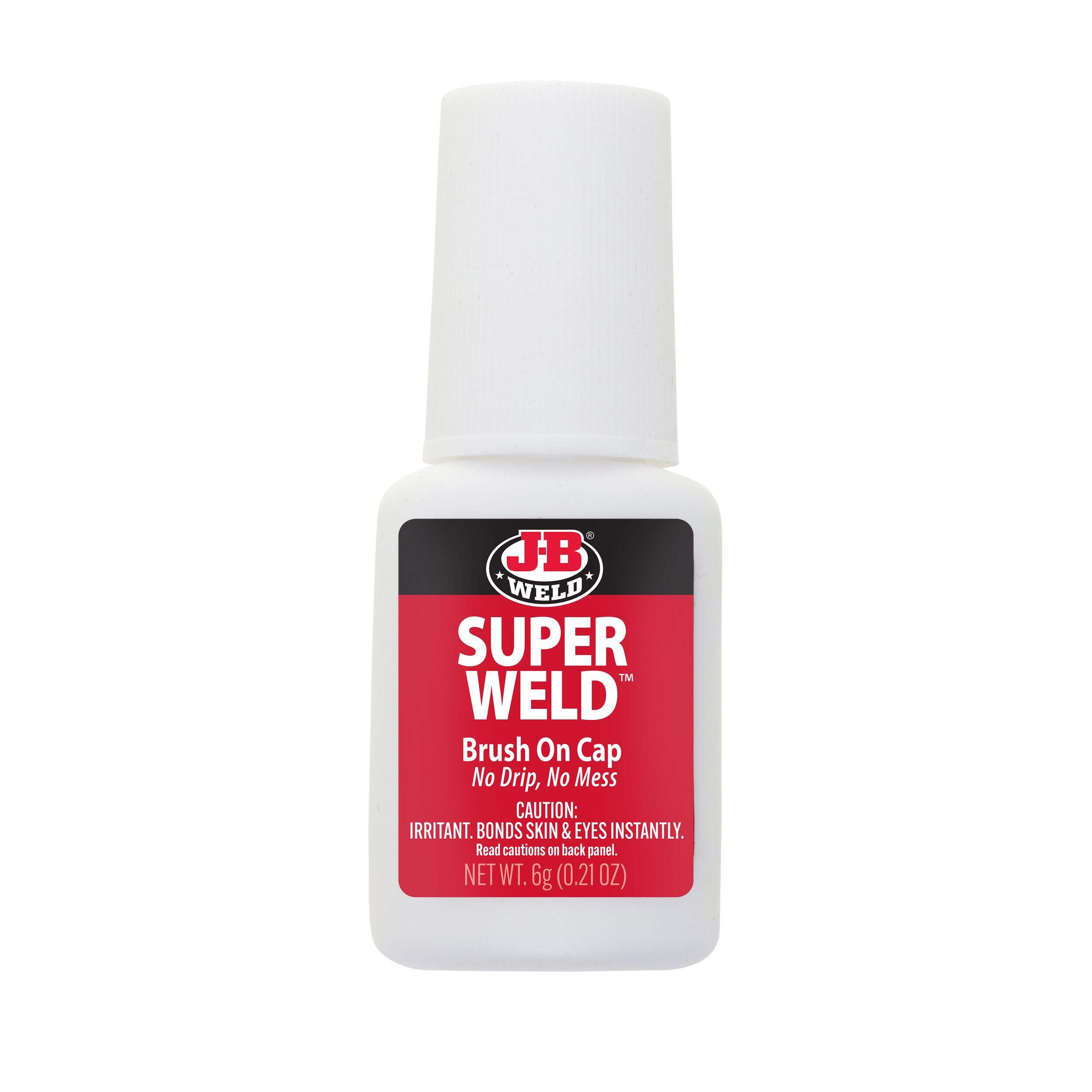 J-B Weld Super Weld Brush-On Instant Setting Super Glue, 6-g Front_Flat