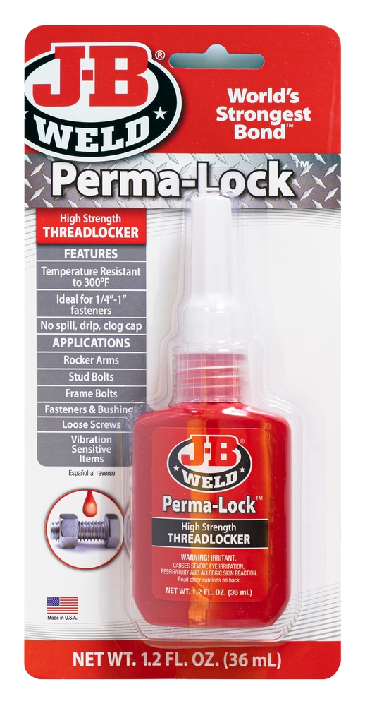 JB Weld PermaLock Red High Strength Threadlocker, 36mL Canadian Tire