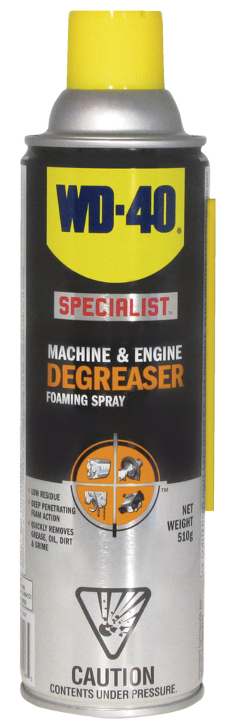 WD40 Specialist Foaming Machine & Engine Degreaser Spray, 510g