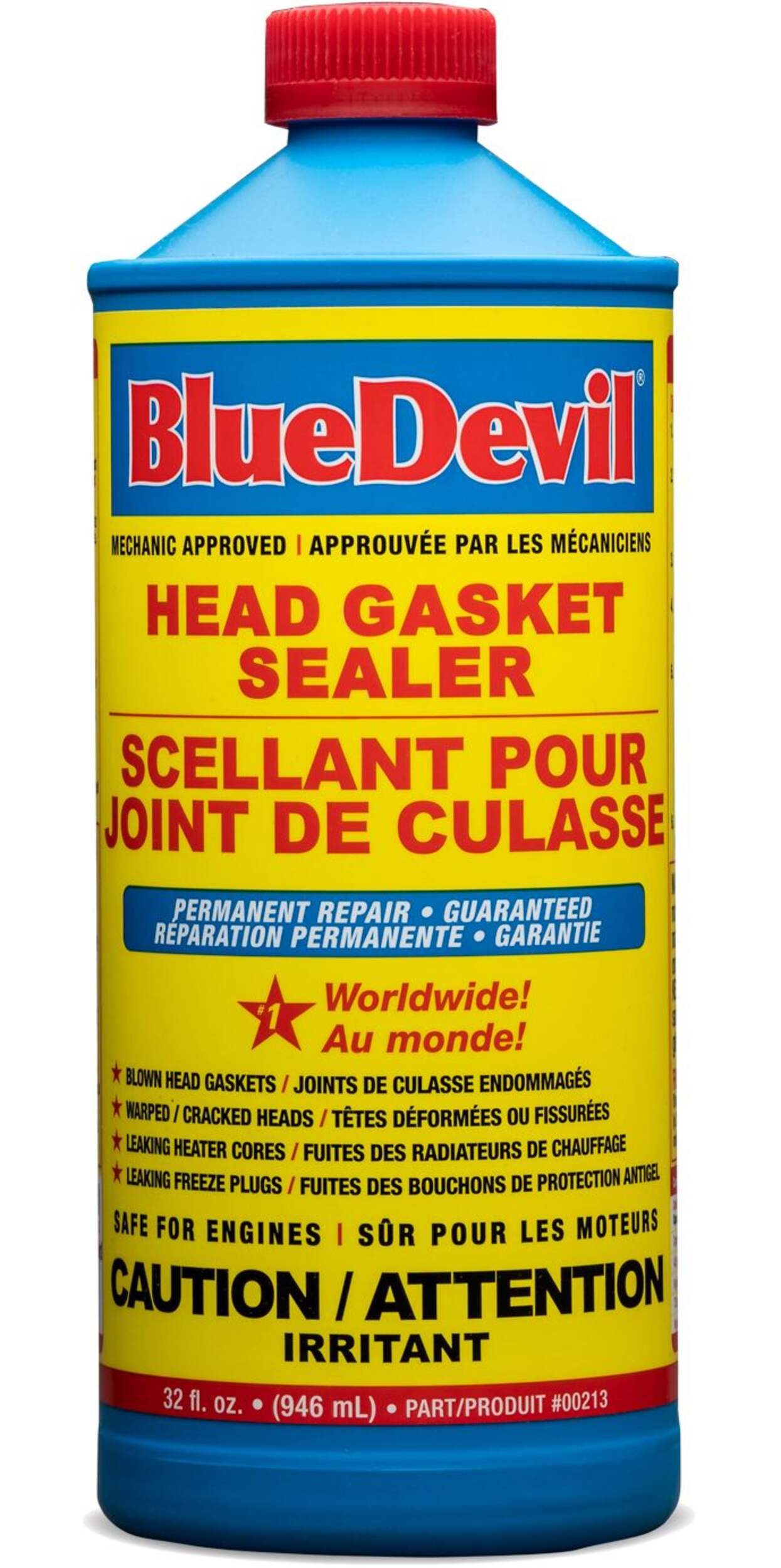 BlueDevil Head Gasket Sealer, 946-mL Front_Flat