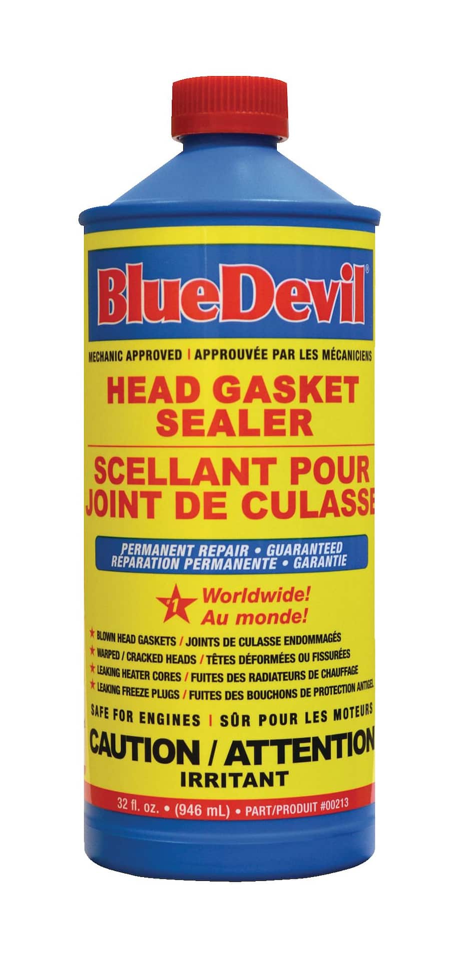 Scellant pour joint de culasse BlueDevil, 946 ml