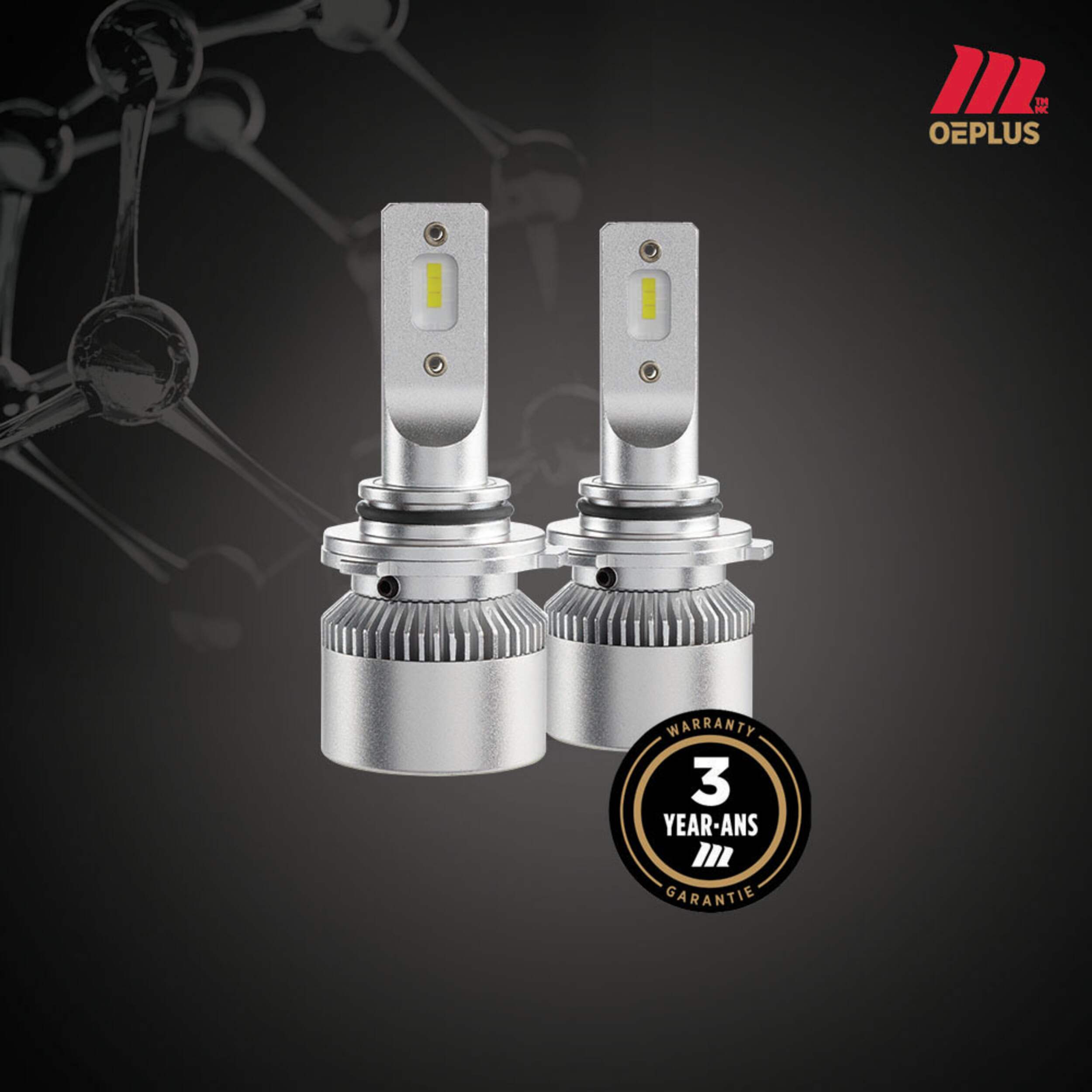 9003 MotoMaster OEPLUS® LED Headlight Bulb, 6000k Cool White Light, 2