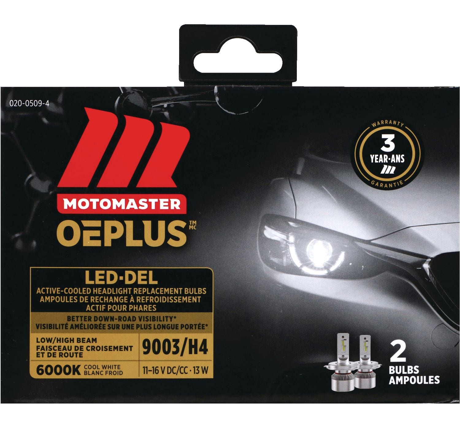 Ampoules d'éclairage avant LED, phares de voiture