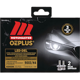 MotoMaster 9003 OEPLUS® LED Headlight Bulb, 6000k Cool White Light, 2-pk Front_Flat