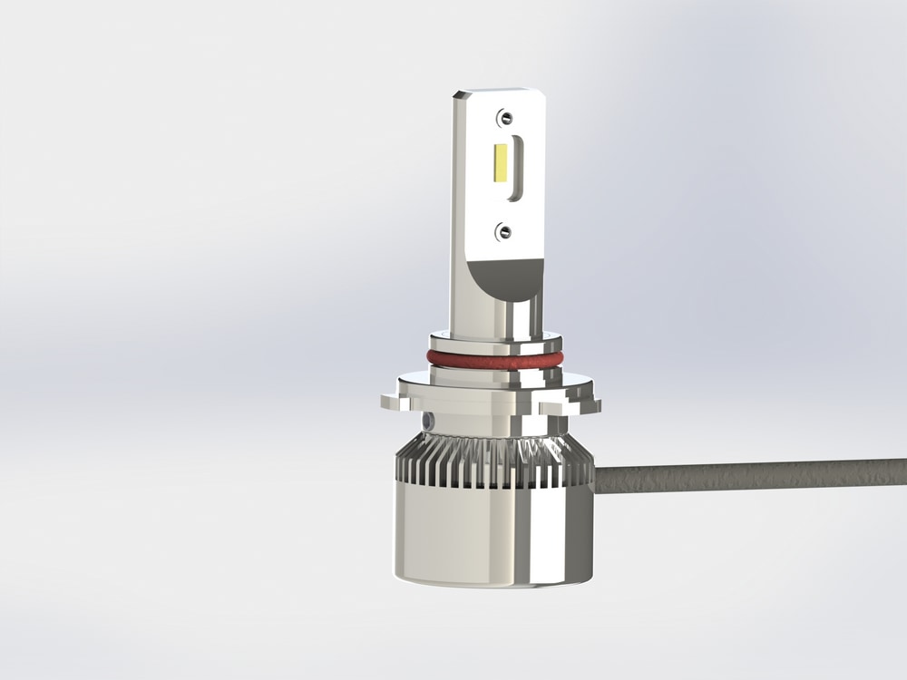 H7 MotoMaster OEPLUS® LED Headlight Bulb, 6000k Cool White Light, 2pk